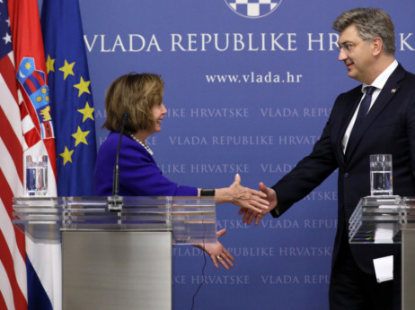 Pelosi: Hrvatska je lider u diversifikaciji izvora energije